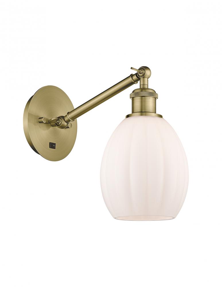Eaton - 1 Light - 6 inch - White Polished Chrome - Adjustable Sconce