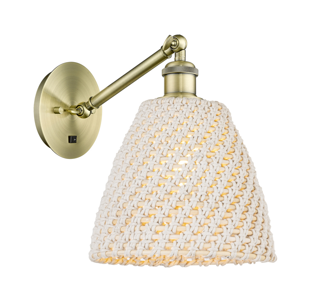 Bristol Natural - 1 Light - 9 inch - Oil Rubbed Bronze - Sconce