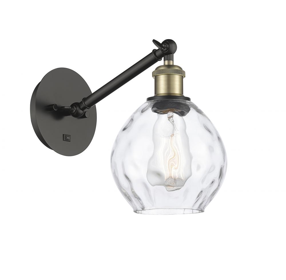 Waverly - 1 Light - 6 inch - Black Antique Brass - Adjustable Sconce