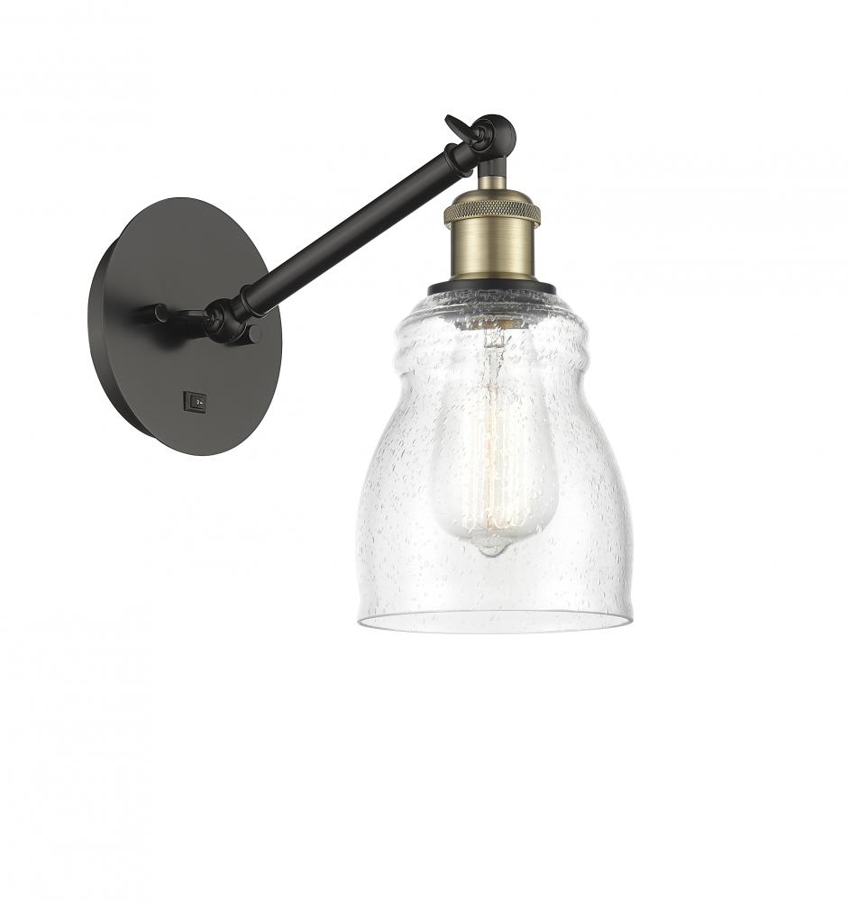 Ellery - 1 Light - 5 inch - Black Antique Brass - Adjustable Sconce