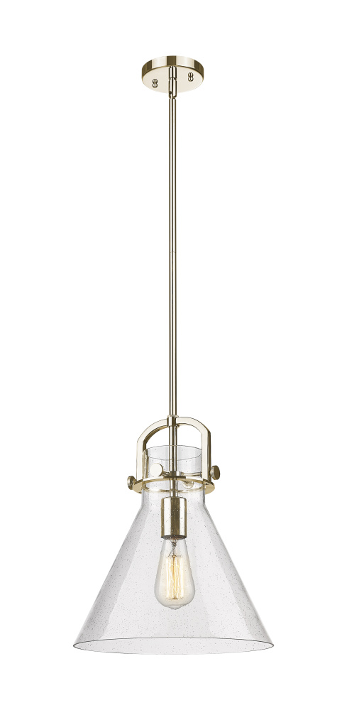 Newton Cone - 1 Light - 12 inch - Champagne Bronze - Mini Pendant