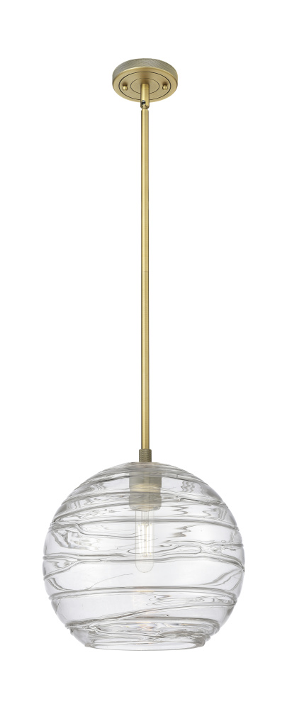 Crown Point - 1 Light - 10 inch - Brushed Brass - Pendant