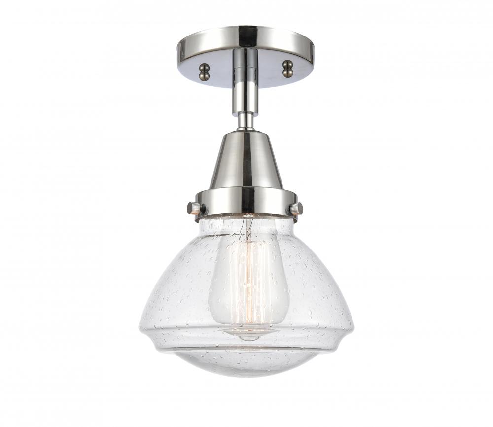 Olean - 1 Light - 7 inch - Polished Chrome - Semi-Flush Mount