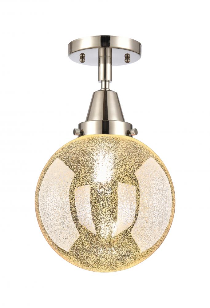 Beacon - 1 Light - 8 inch - Polished Nickel - Semi-Flush Mount