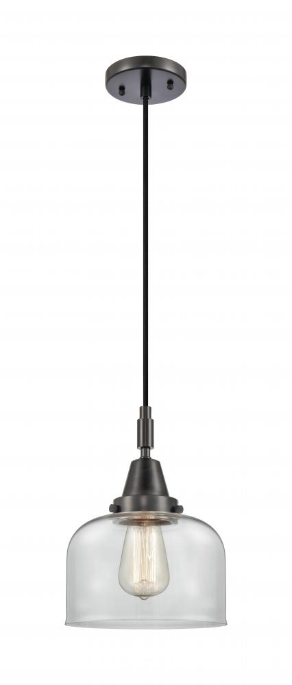 Bell - 1 Light - 8 inch - Matte Black - Mini Pendant