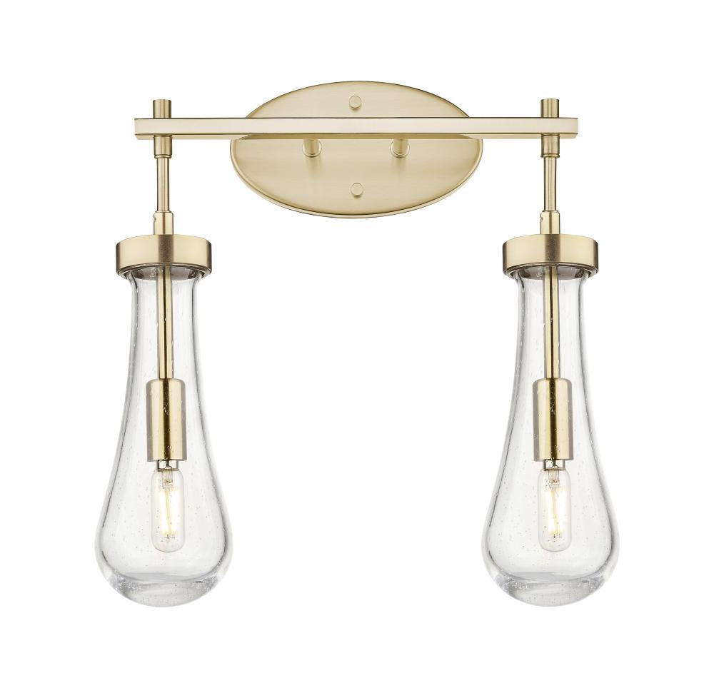 Owego - 2 Light - 17 inch - Champagne Bronze - Bath Vanity Light