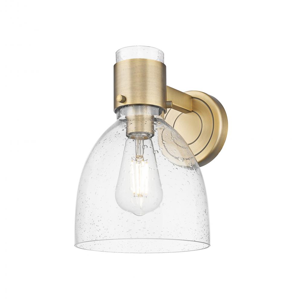 Lawton Bell - 1 Light - 8 inch - Brushed Brass - Sconce