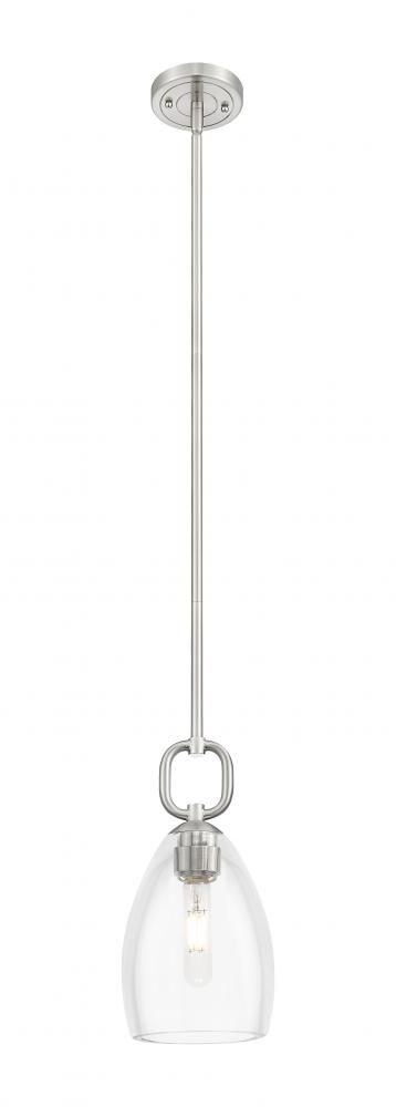 Hudson - 1 Light - 6 inch - Satin Nickel - Mini Pendant