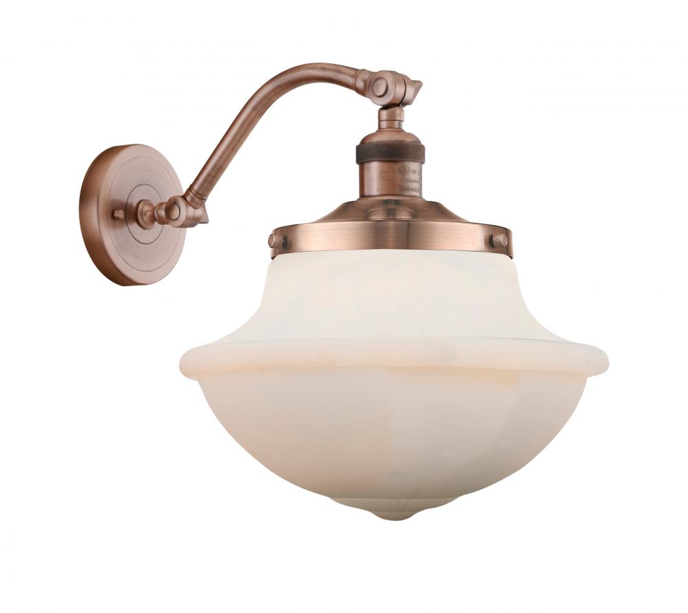 Oxford - 1 Light - 8 inch - Antique Copper - Adjustable Sconce