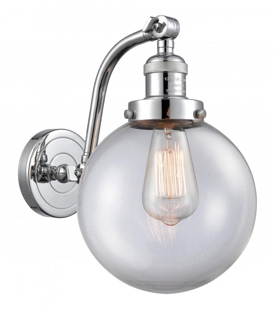 Beacon - 1 Light - 8 inch - Polished Chrome - Adjustable Sconce