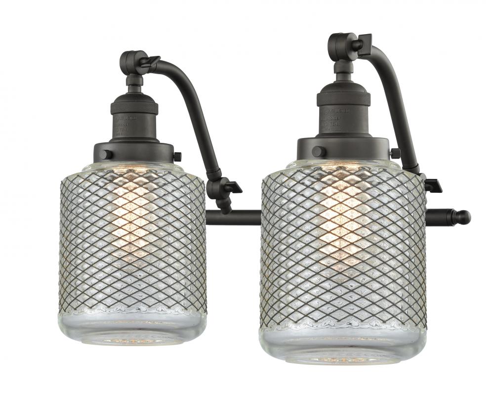 Stanton - 2 Light - 18 inch - Oil Rubbed Bronze - Adjustable Bath Vanity Light