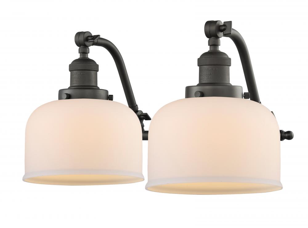 Bell - 2 Light - 18 inch - Oil Rubbed Bronze - Adjustable Bath Vanity Light