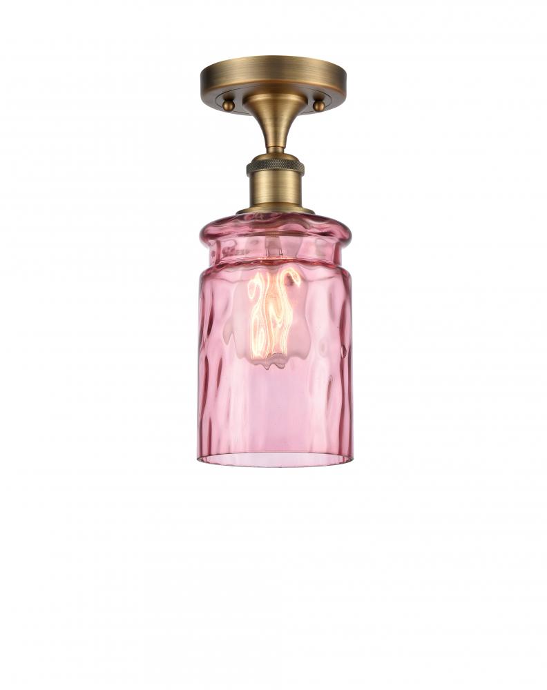 Candor 1 Light Semi-Flush Mount