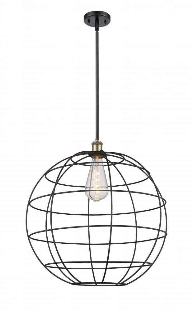 Lake Placid - 1 Light - 22 inch - Black Antique Brass - Multi Pendant