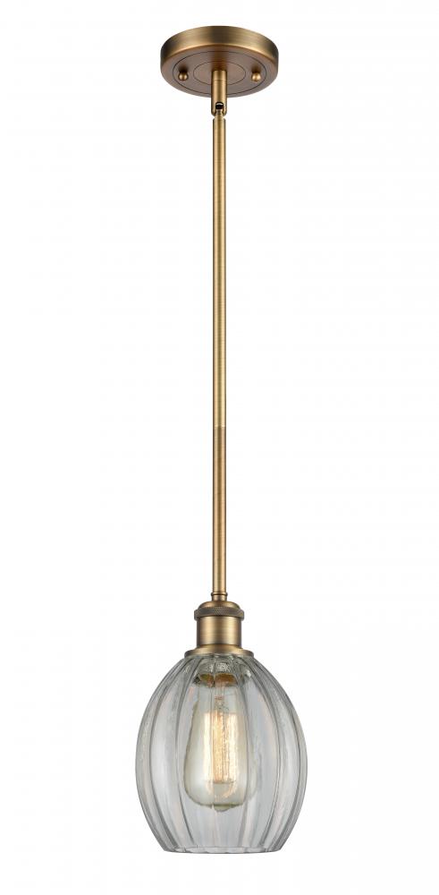 Eaton - 1 Light - 6 inch - Brushed Brass - Mini Pendant