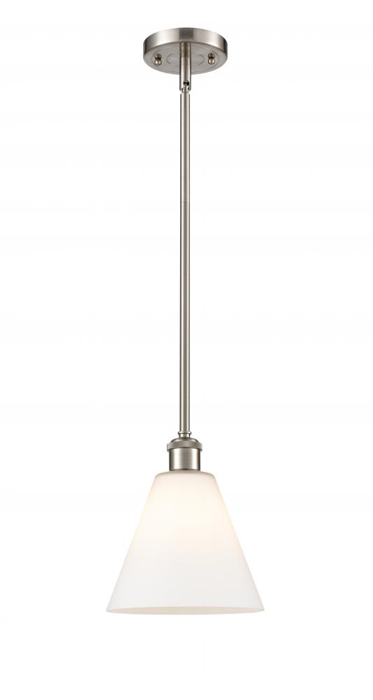 Berkshire - 1 Light - 8 inch - Brushed Satin Nickel - Mini Pendant