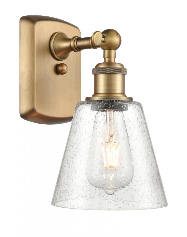 Caton - 1 Light - 5 inch - Brushed Brass - Sconce