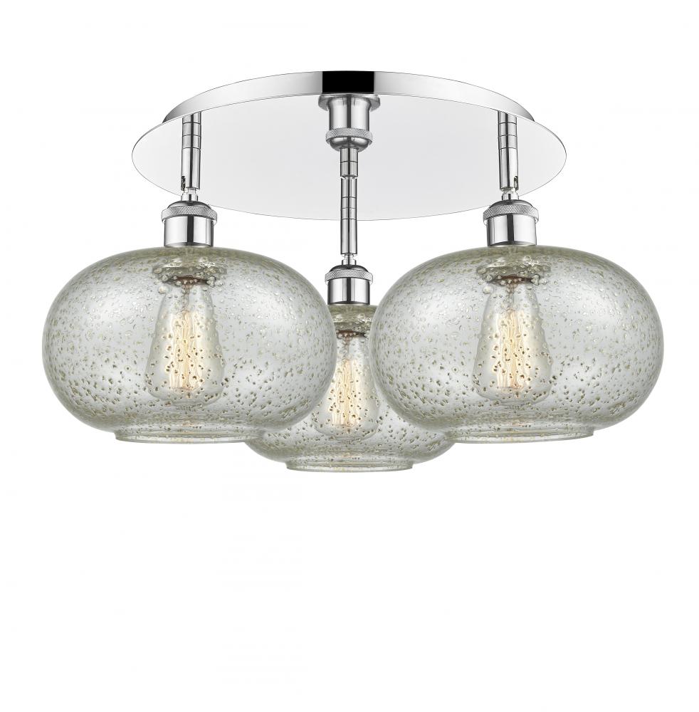 Gorham - 3 Light - 21 inch - Polished Chrome - Semi-Flush Mount