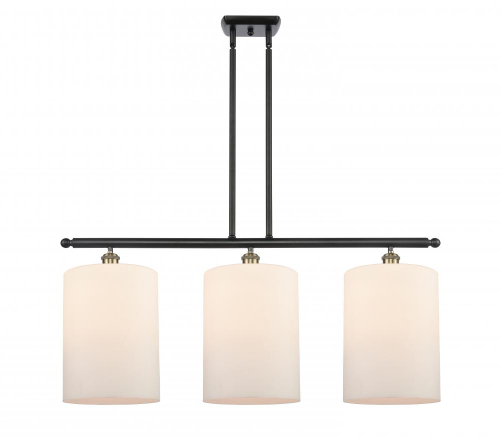 Cobbleskill - 3 Light - 36 inch - Black Antique Brass - Stem hung - Island Light