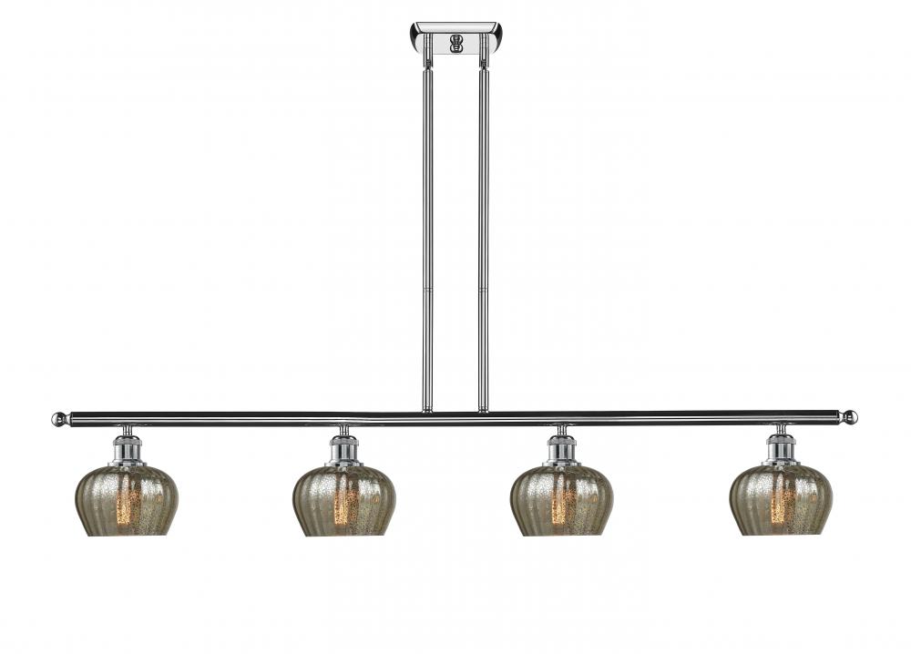 Fenton - 4 Light - 48 inch - Polished Chrome - Stem hung - Island Light