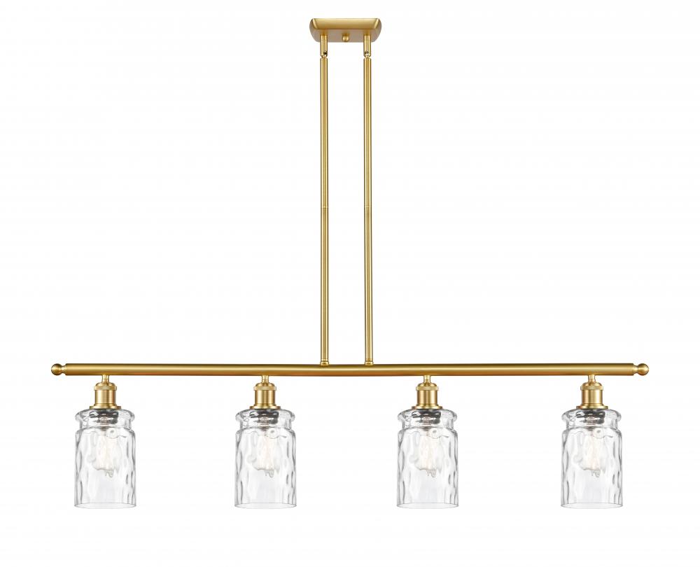 Candor - 4 Light - 48 inch - Satin Gold - Stem hung - Island Light