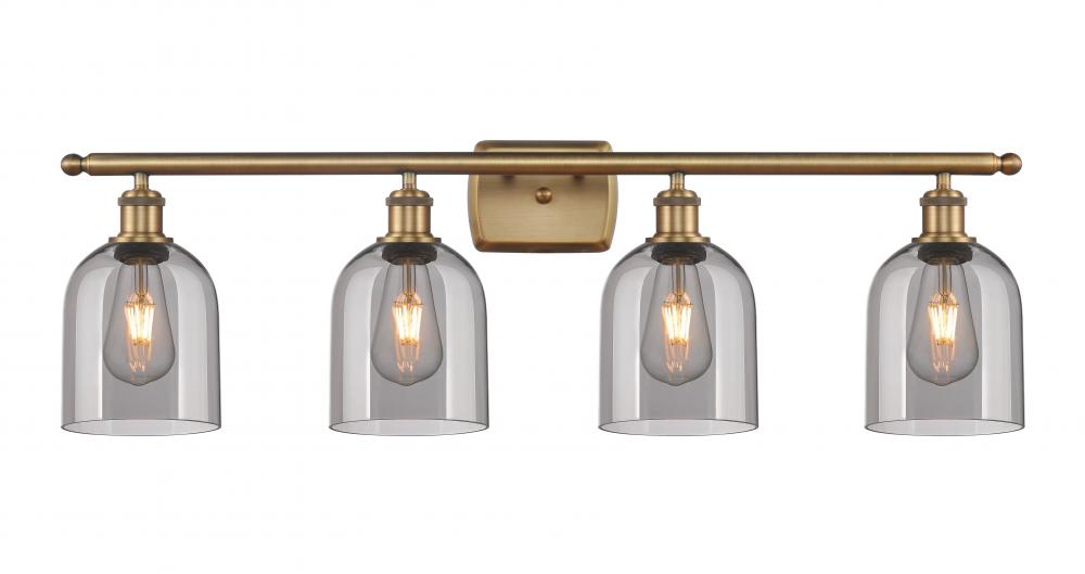 Bella - 4 Light - 36 inch - Brushed Brass - Bath Vanity Light