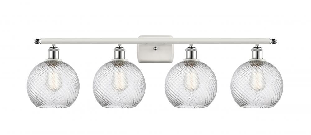 Twisted Swirl 4 Light Bath Vanity Light part of the Ballston Collection