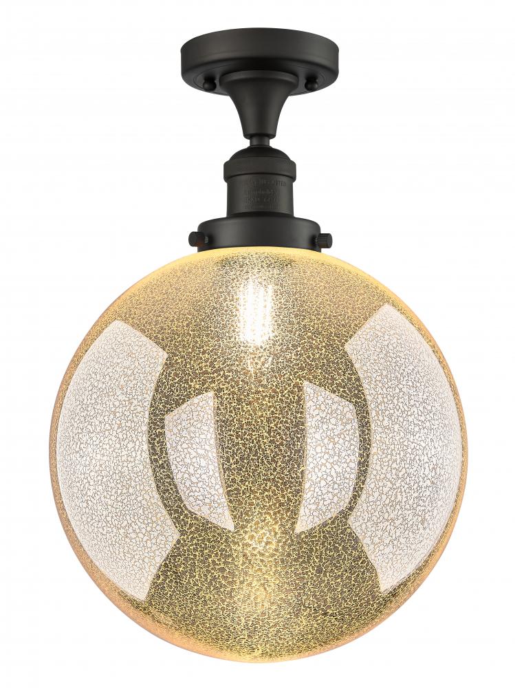 Beacon - 1 Light - 12 inch - Oil Rubbed Bronze - Semi-Flush Mount