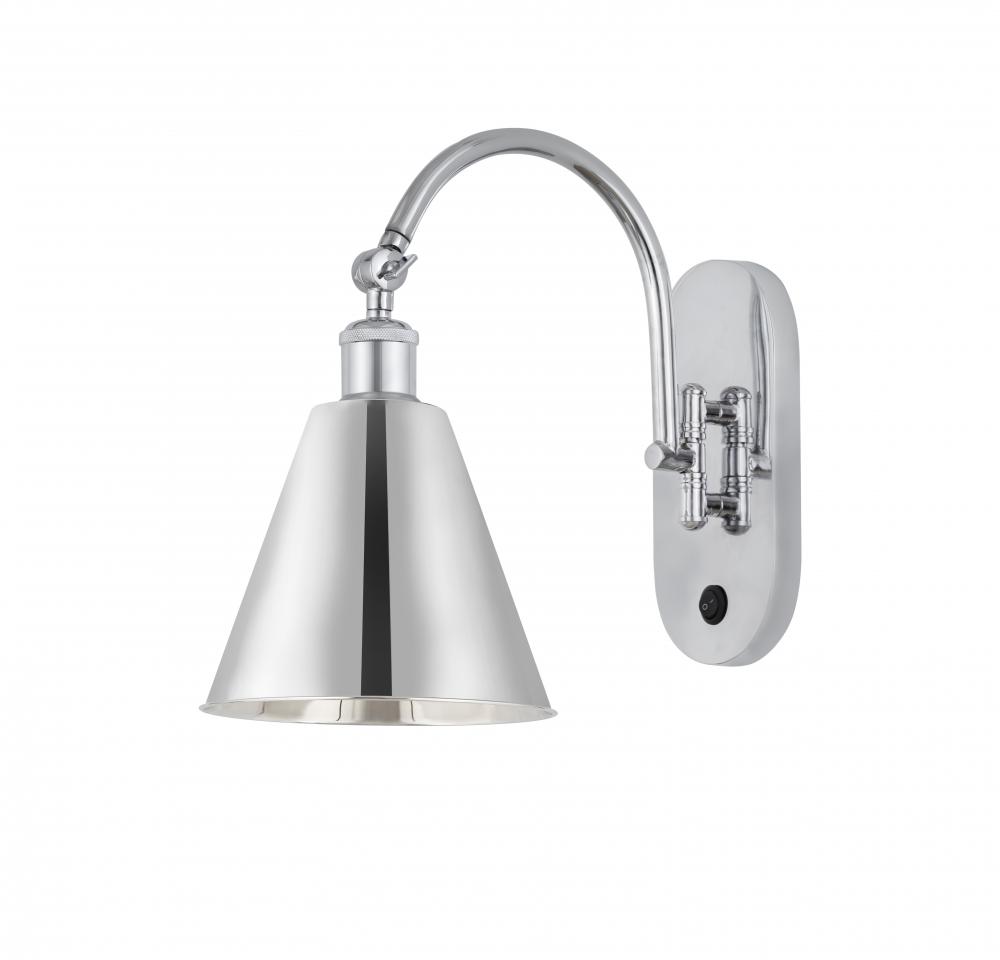 Berkshire - 1 Light - 8 inch - Polished Chrome - Adjustable Swing Arm