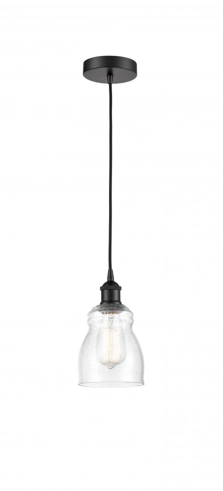 Ellery - 1 Light - 5 inch - Matte Black - Cord hung - Mini Pendant