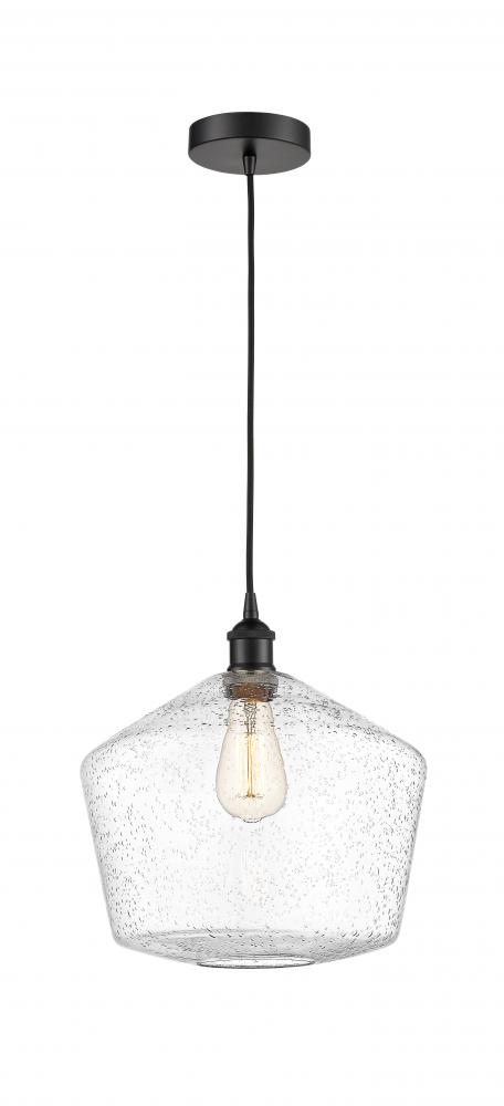 Cindyrella - 1 Light - 12 inch - Matte Black - Cord hung - Mini Pendant