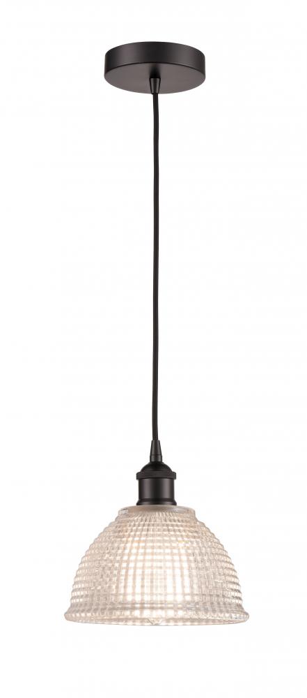 Arietta - 1 Light - 8 inch - Oil Rubbed Bronze - Cord hung - Mini Pendant