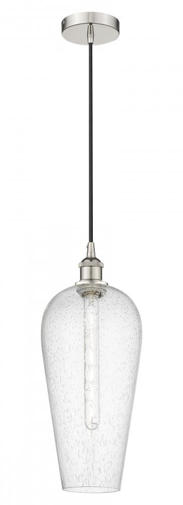 Chelsea - 1 Light - 8 inch - Polished Nickel - Cord hung - Mini Pendant