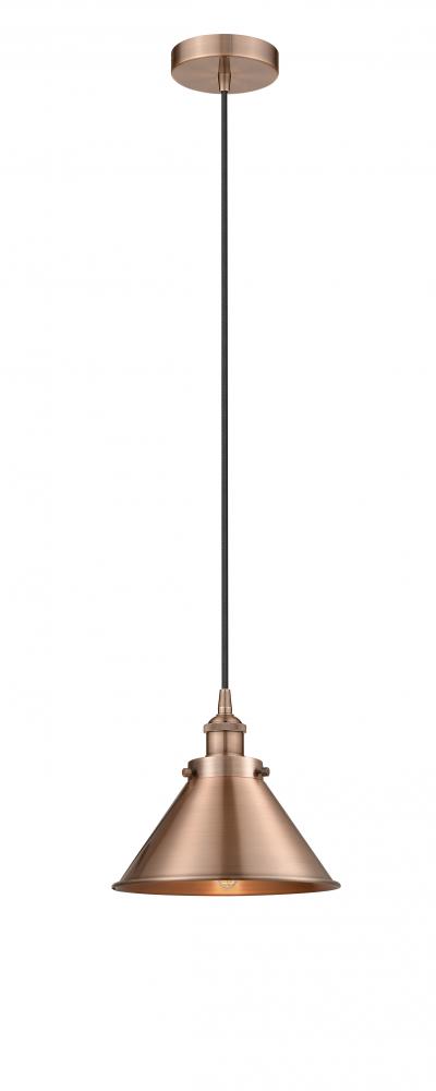 Edison - 1 Light - 10 inch - Antique Copper - Multi Pendant