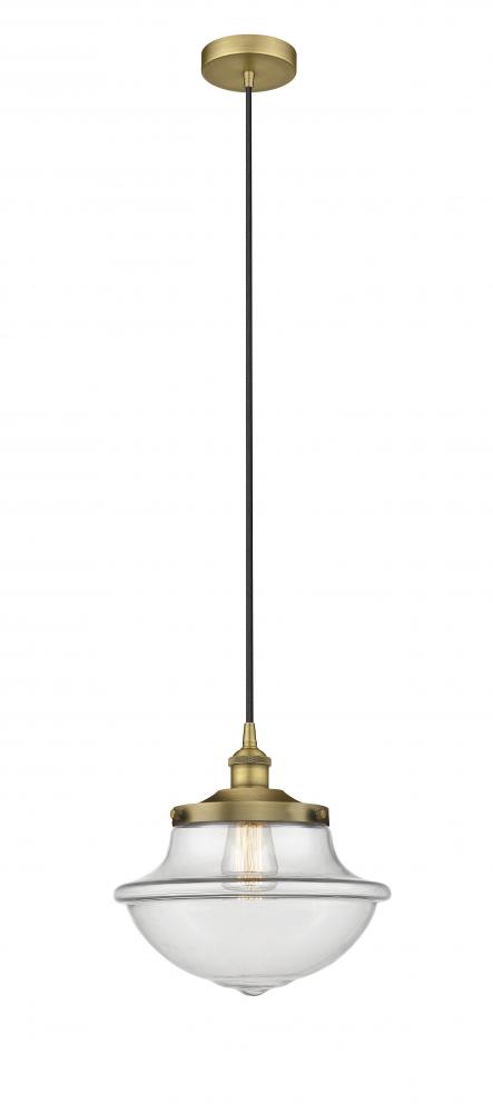 Oxford - 1 Light - 12 inch - Brushed Brass - Multi Pendant