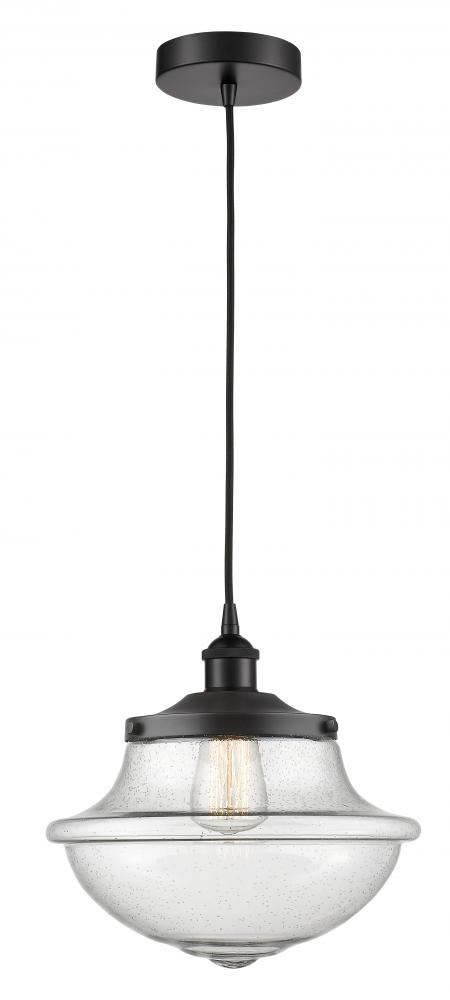 Oxford - 1 Light - 12 inch - Matte Black - Multi Pendant