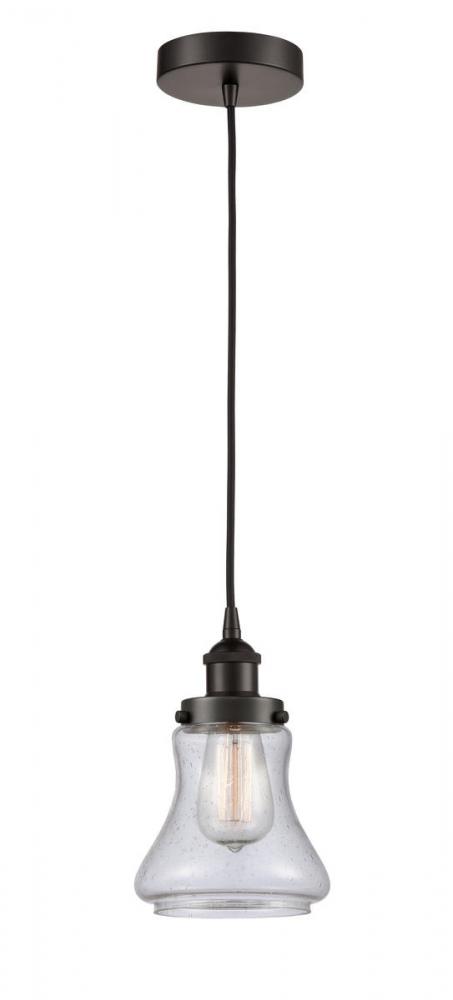 Bellmont - 1 Light - 6 inch - Oil Rubbed Bronze - Cord hung - Mini Pendant