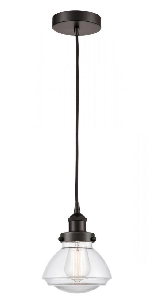 Olean - 1 Light - 7 inch - Oil Rubbed Bronze - Cord hung - Mini Pendant