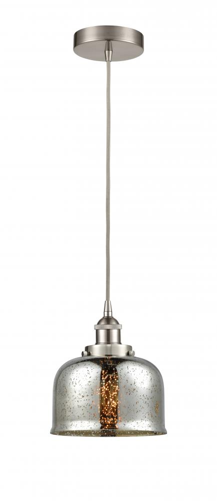 Cone - 1 Light - 8 inch - Satin Nickel - Multi Pendant