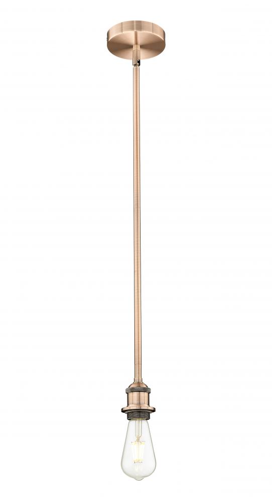 Edison - 1 Light - 2 inch - Antique Copper - Cord hung - Mini Pendant