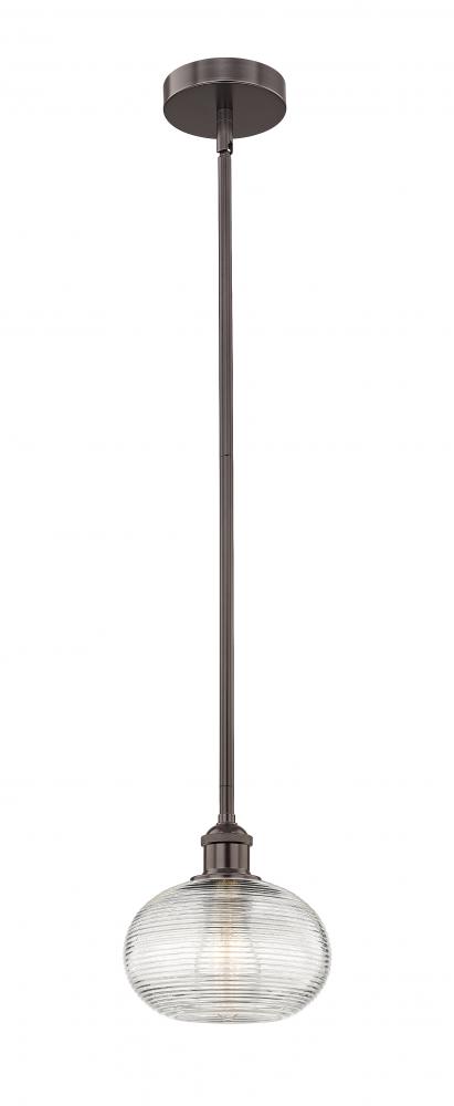 Ithaca - 1 Light - 8 inch - Oil Rubbed Bronze - Cord hung - Mini Pendant