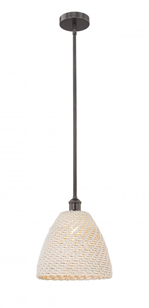 Bristol Natural - 1 Light - 6 inch - Oil Rubbed Bronze - Mini Pendant