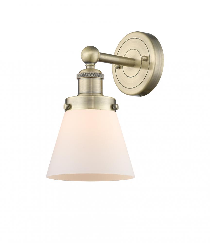 Cone - 1 Light - 6 inch - Antique Brass - Sconce