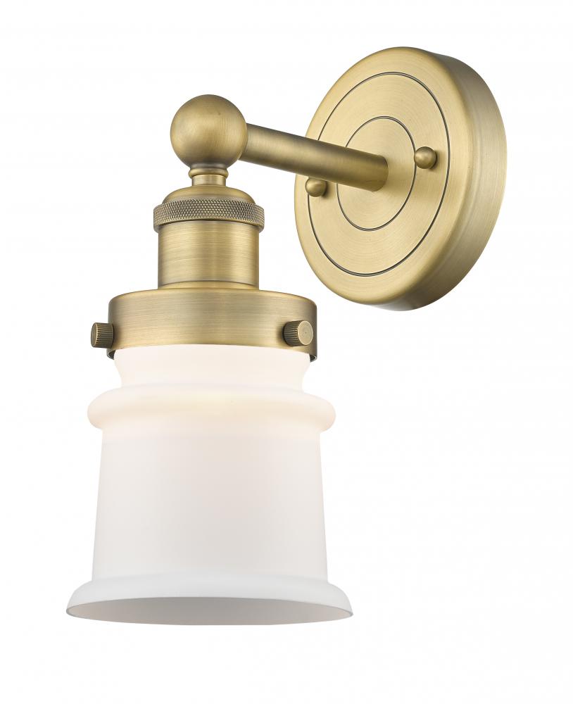 Canton - 1 Light - 5 inch - Brushed Brass - Sconce