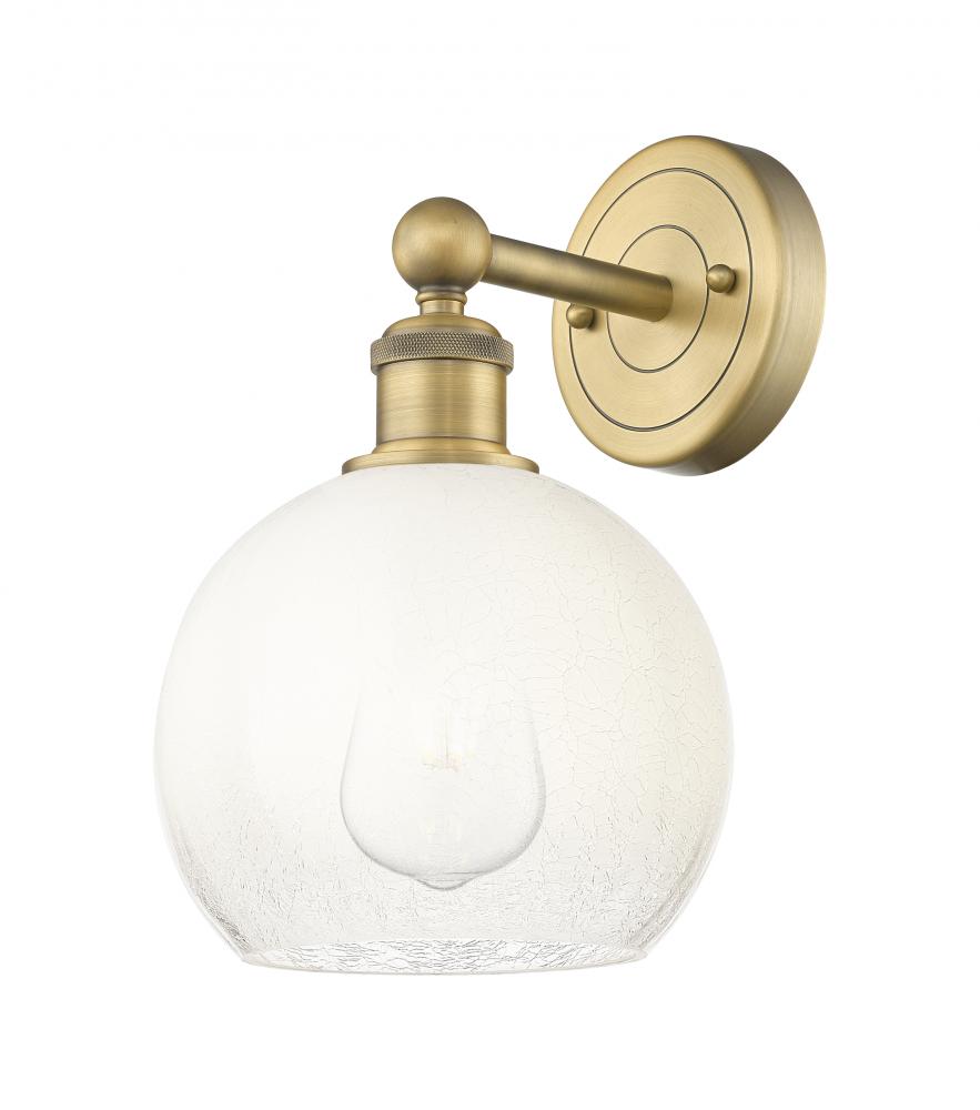 Brookhaven Globe - 1 Light - 8 inch - Brushed Brass - Sconce