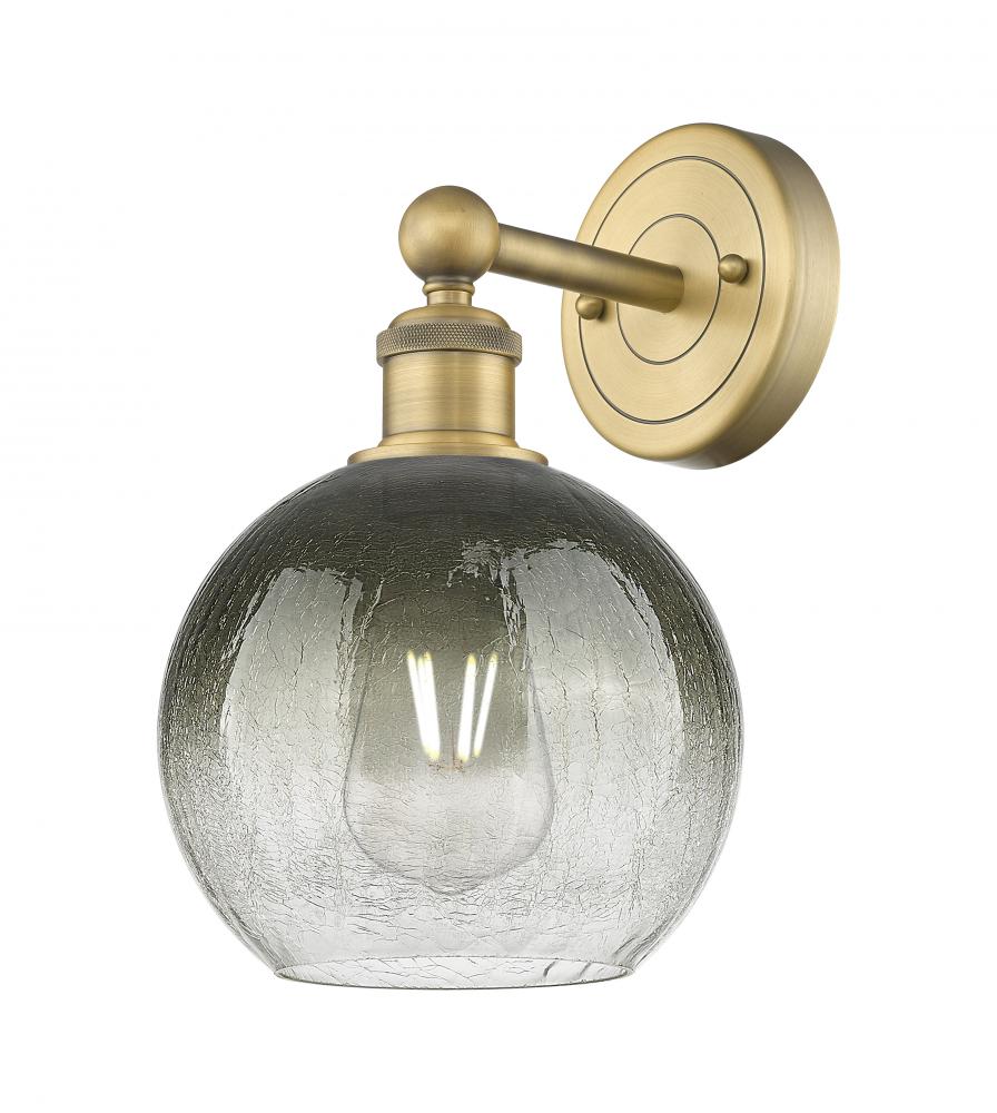 Brookhaven Globe - 1 Light - 8 inch - Brushed Brass - Sconce