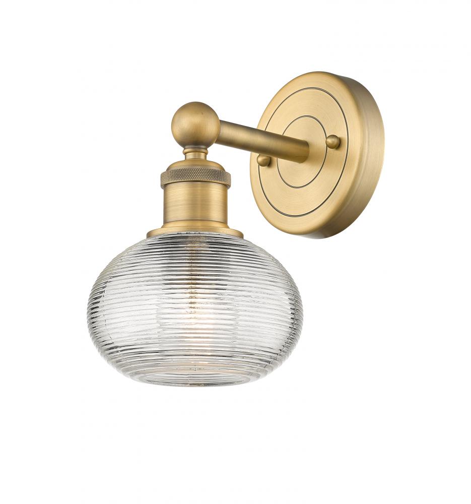 Ithaca - 1 Light - 6 inch - Brushed Brass - Sconce