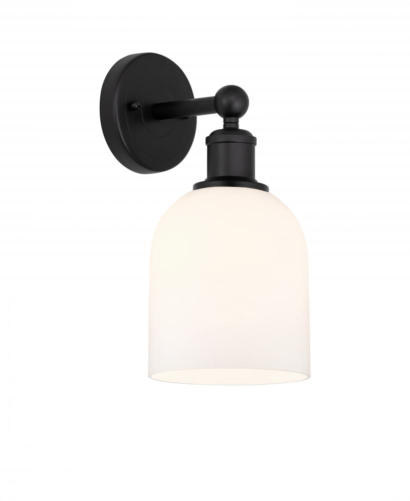 Bella - 1 Light - 6 inch - Matte Black - Sconce