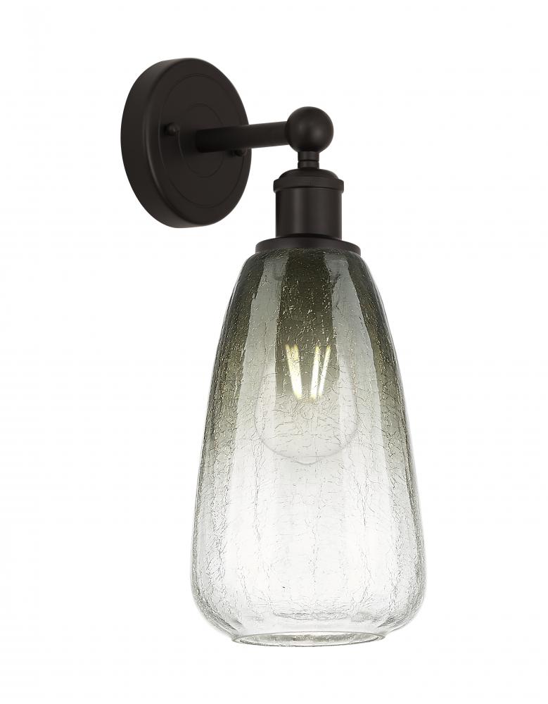 Brookhaven Almond - 1 Light - 6 inch - Oil Rubbed Bronze - Sconce