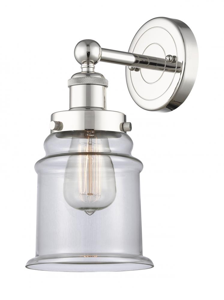 Canton - 1 Light - 6 inch - Polished Nickel - Sconce